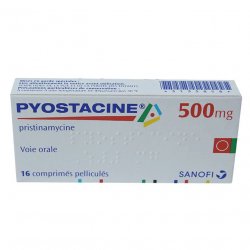 Пиостацин (Пристинамицин) таблетки 500мг №16 в Зеленодольске и области фото